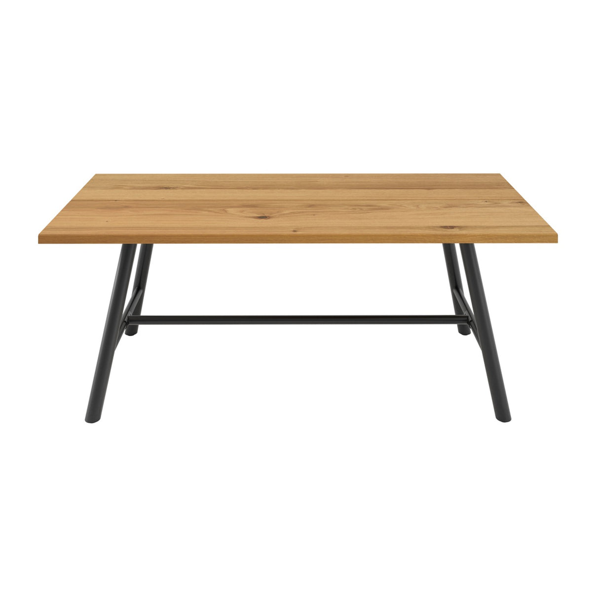 Louie Dining Table - Tawny with Black