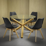 Louvre Accent Chair - Black