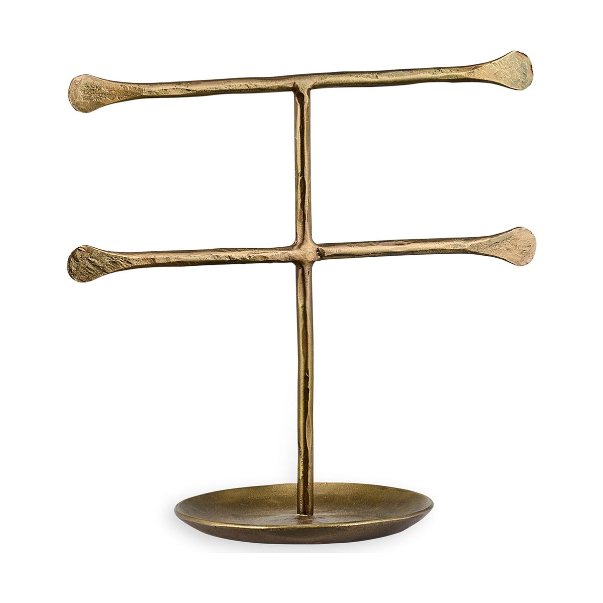 Liman Small Iron Jewellery Stand - Antique Brass