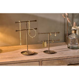 Liman Small Iron Jewellery Stand - Antique Brass