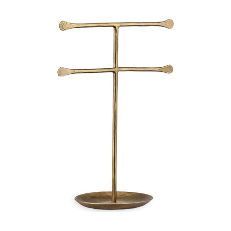 Liman Large Jewellery Stand - Antique Brass