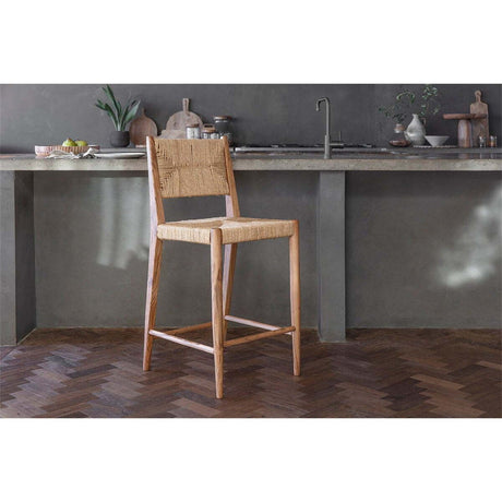 Lohanda Acacia & Munja Grass Counter Stool - Natural