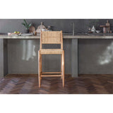 Lohanda Acacia & Munja Grass Counter Stool - Natural