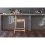 Lohanda Acacia & Munja Grass Counter Stool - Natural