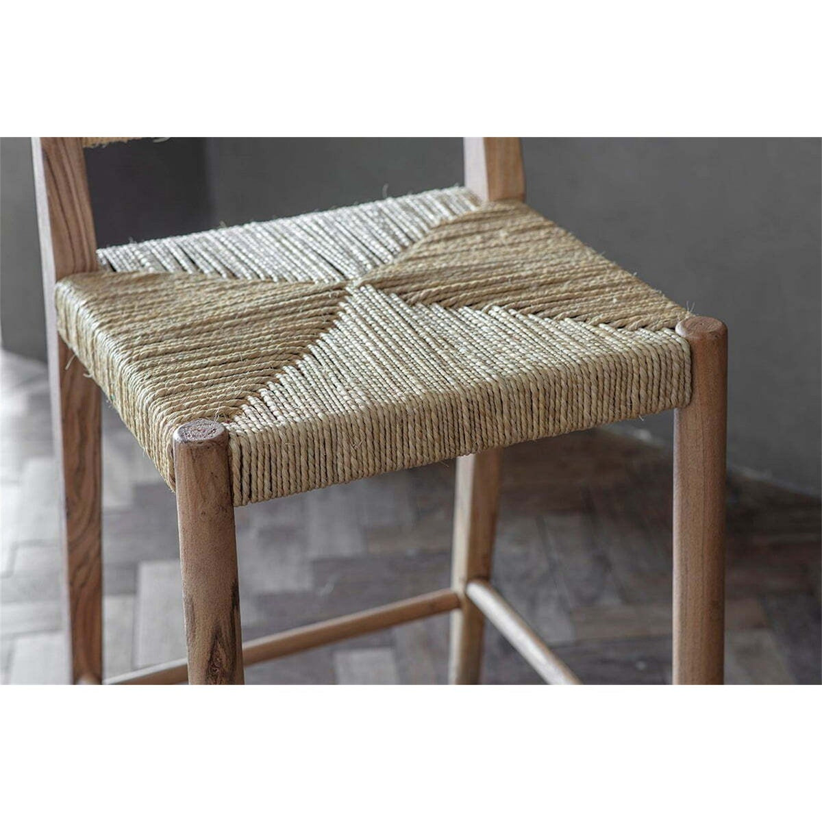Lohanda Acacia & Munja Grass Counter Stool - Natural