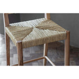 Lohanda Acacia & Munja Grass Counter Stool - Natural