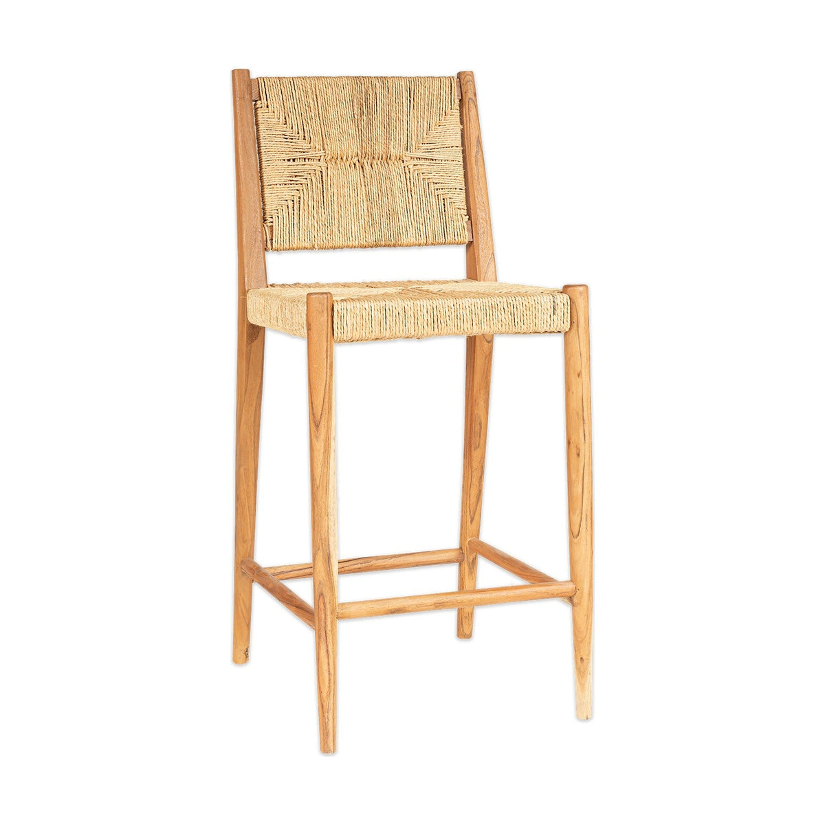 Lohanda Acacia & Munja Grass Counter Stool - Natural