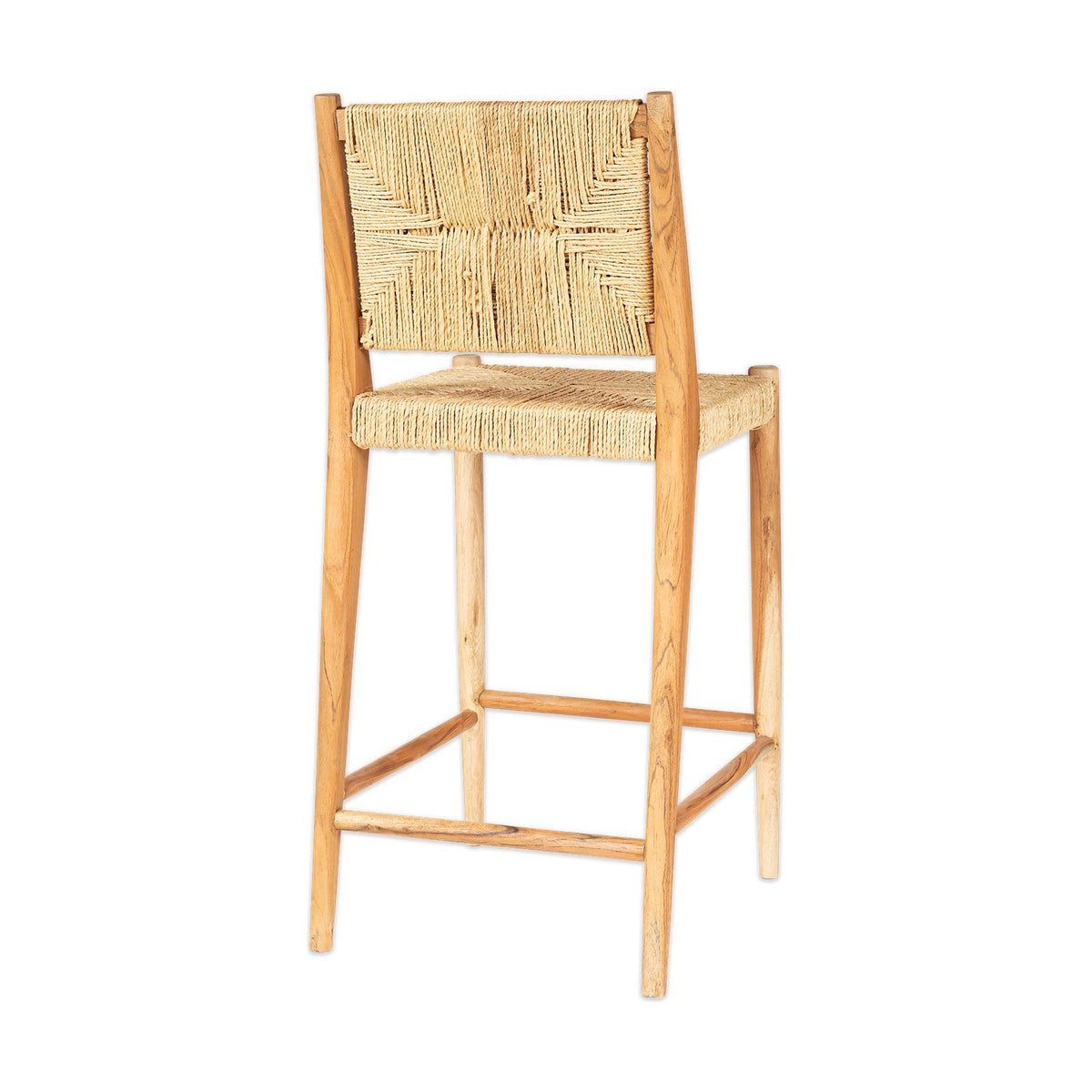 Lohanda Acacia & Munja Grass Counter Stool - Natural