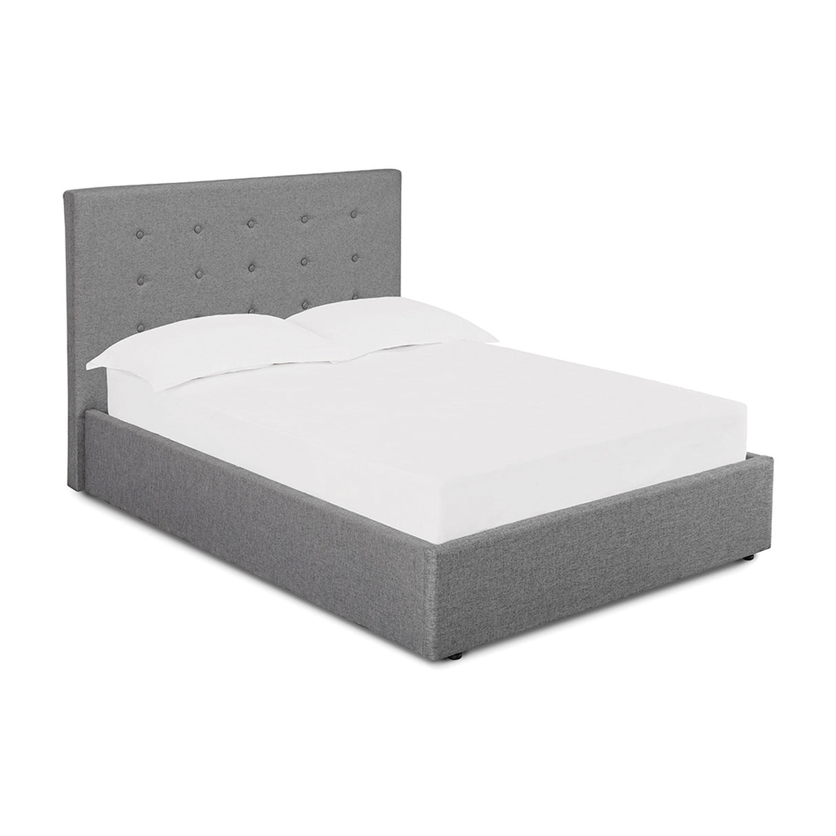 Lucca Double Plus Ottoman Bed Frame – Grey