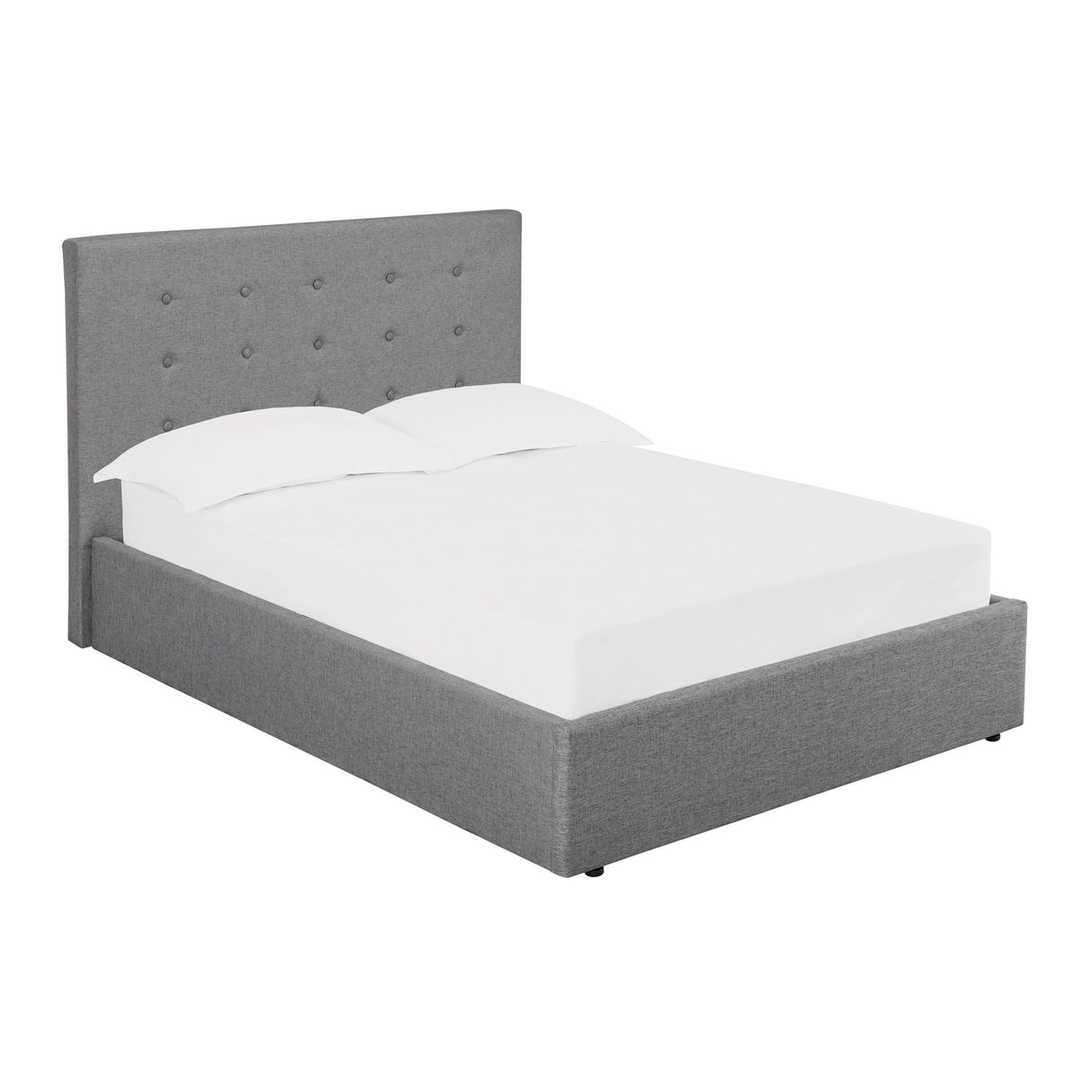 Lucca Double Plus Ottoman Bed Frame – Grey