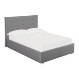 Lucca Double Plus Ottoman Bed Frame – Grey