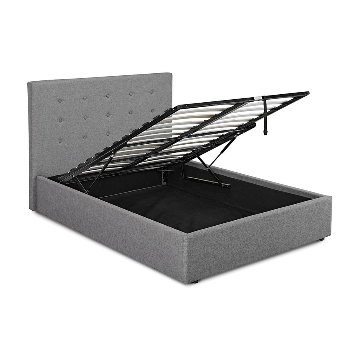 Lucca King Size Plus Ottoman Bed Frame – Grey