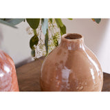 Lucia Small Ceramic Vase - Terracotta Mix
