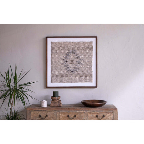 Lena Textured Wall Art - Off White