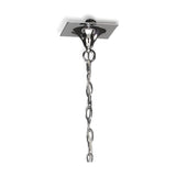 Eve 4 Light E27 Pendant Light 22cm Drop White - Polished Chrome