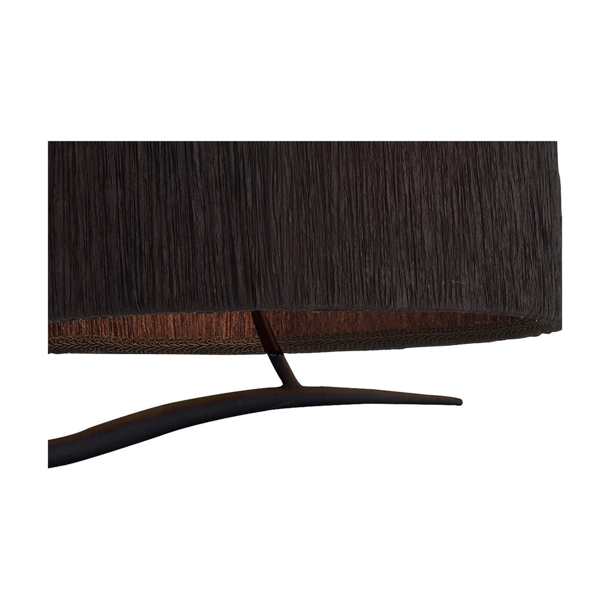 Eve 4 Light 2 Shade Pendant Light 24cm Drop Black - Anthracite