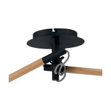 Nordica 2 Light E27 Pendant Light 86cm Drop - Matt Black