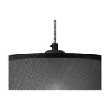 Nordica 2 Light E27 Pendant Light 86cm Drop - Matt Black