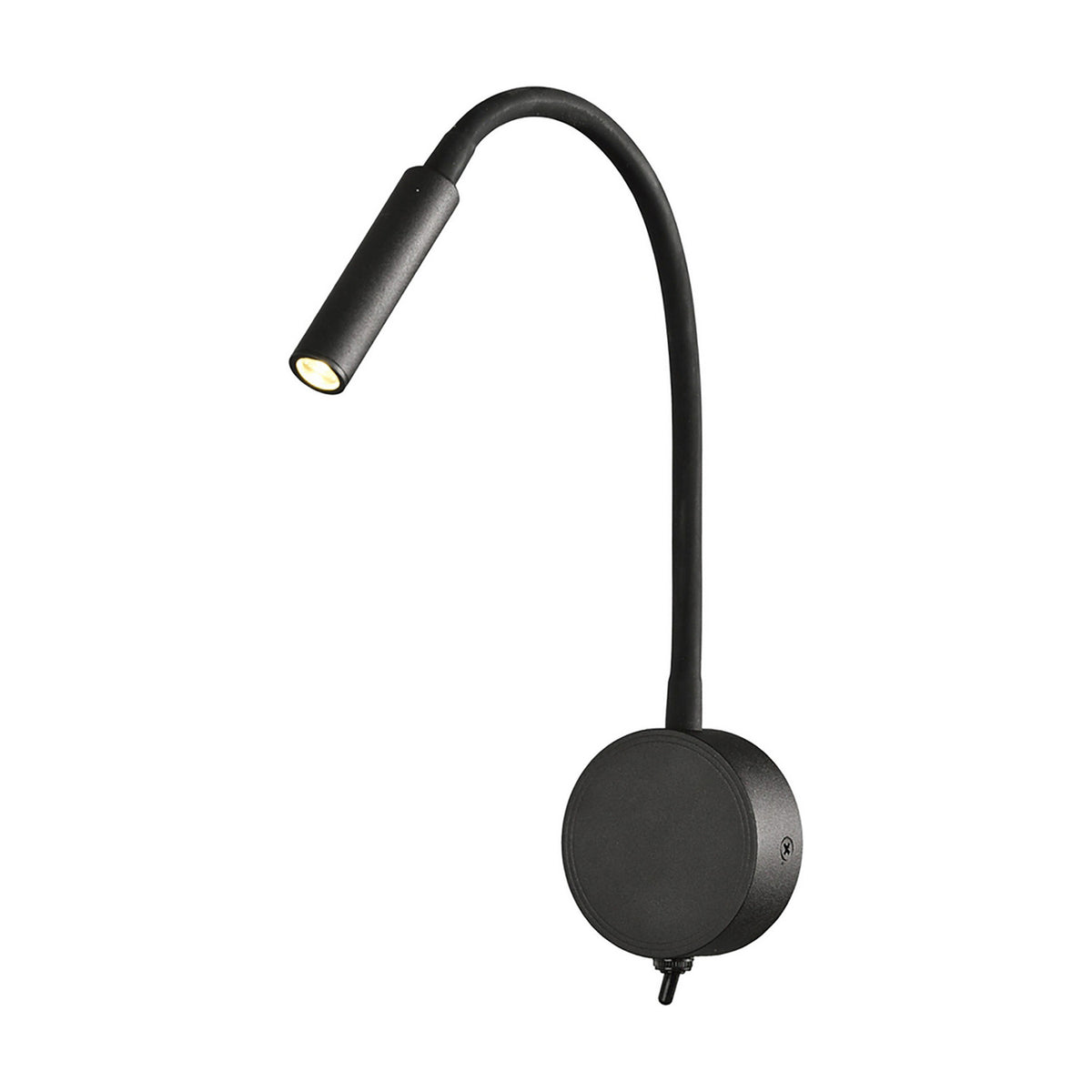 Boavista 3W Wall Light 44cm High - Matt Black