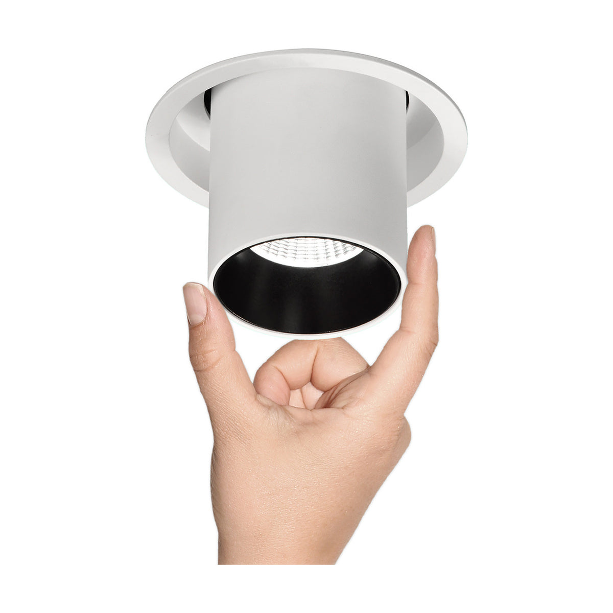 Garda Recessed Downlight 95mm Cut-Out 12W 3000K - Matt White