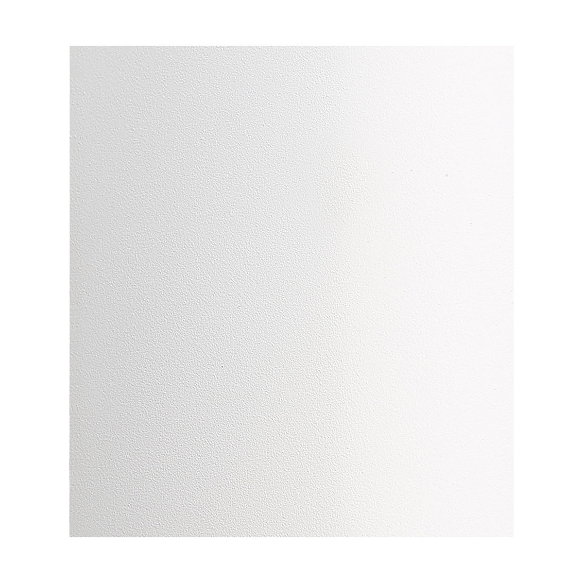 Kandanchu 2 Light Round Outdoor Wall Light in sand white finish, compact aluminium and glass cylinder, 15cm high, shown against a plain white background.