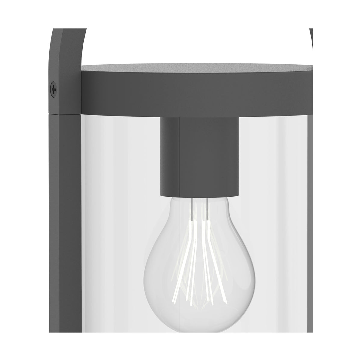 Maya E27 IP54 Post Light 17.5cm Long - Anthracite