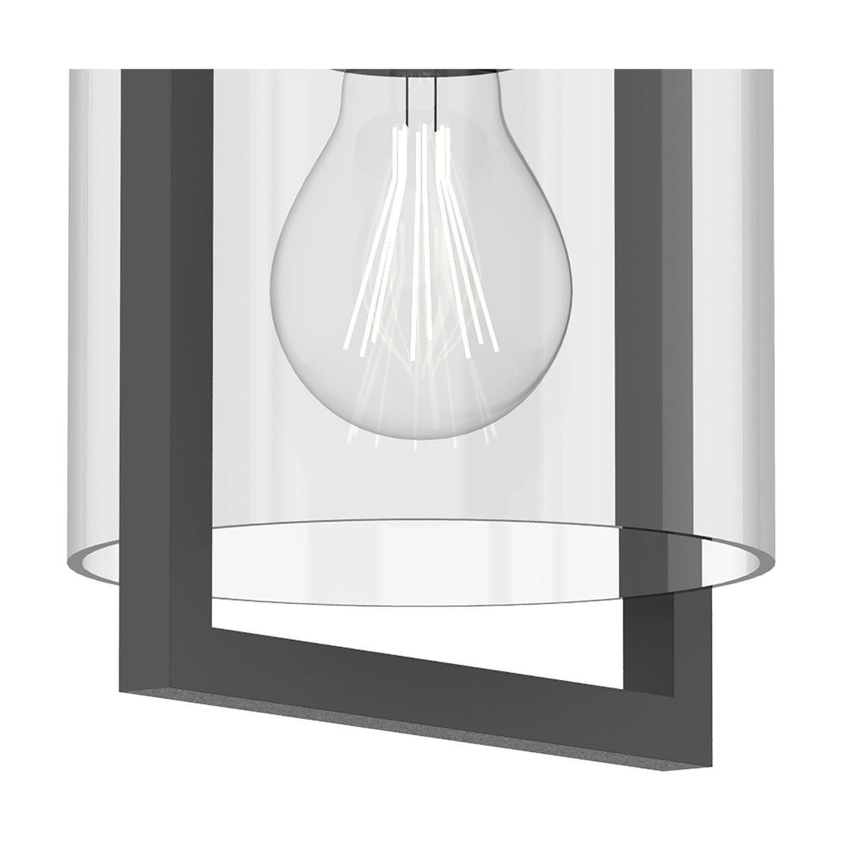 Maya E27 Pendant Light 17.5cm - Anthracite