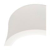 Close-up of the Gower Spotlight 7W 4000K 80mm in Sand White, showing its curved aluminium body and smooth matte finish against a plain light background.