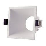 Lamborjini GU10 Square Spotlight 93mm - White