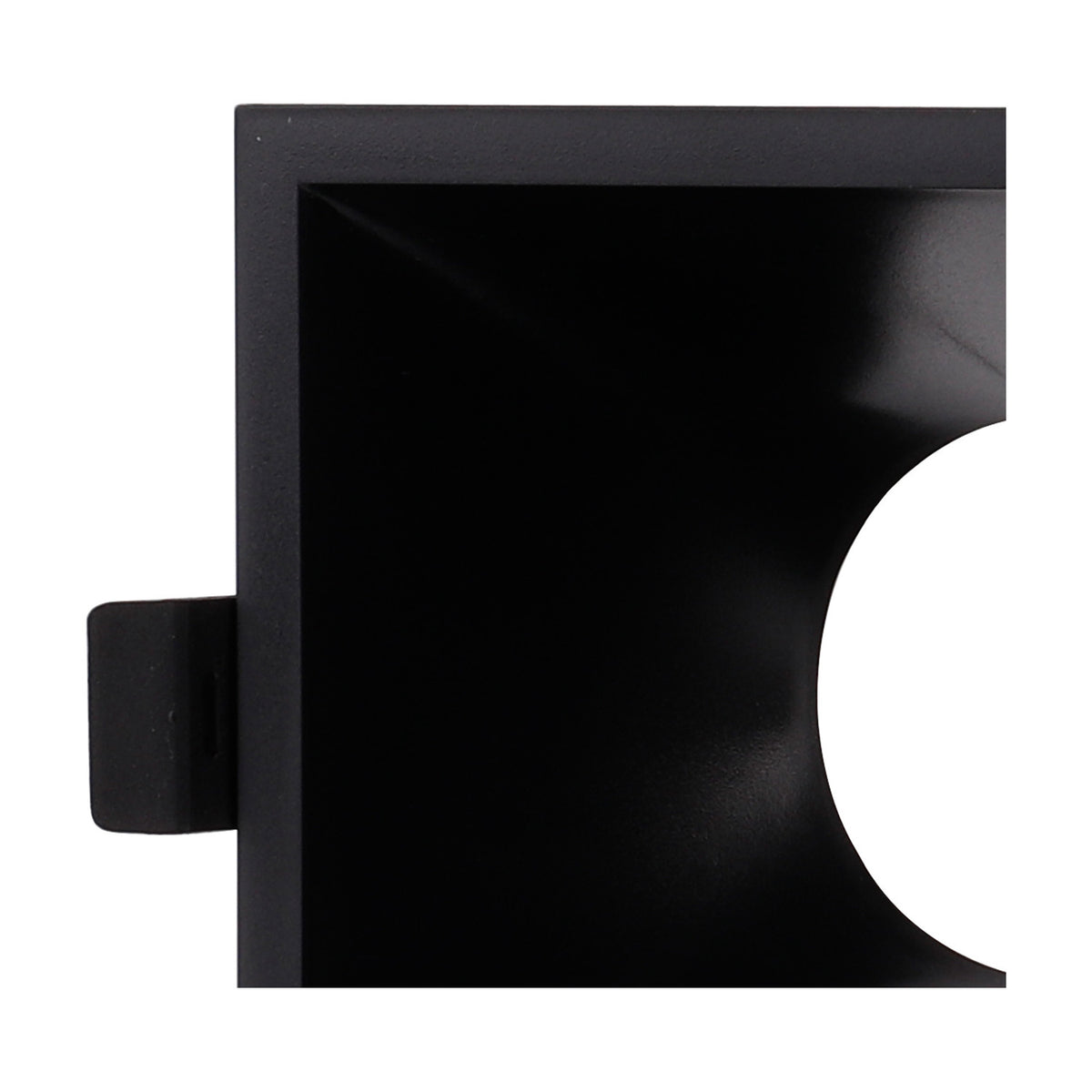 Lamborjini GU10 Square Spotlight 93mm - Black