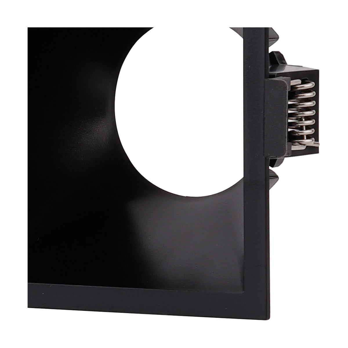 Lamborjini GU10 Square Spotlight 93mm - Black