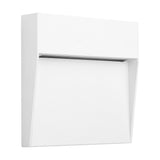 Baker 3W IP54 Square Outdoor Wall Light 10.5cm High - Sand White