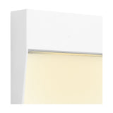 Baker 3W IP54 Square Outdoor Wall Light 10.5cm High - Sand White