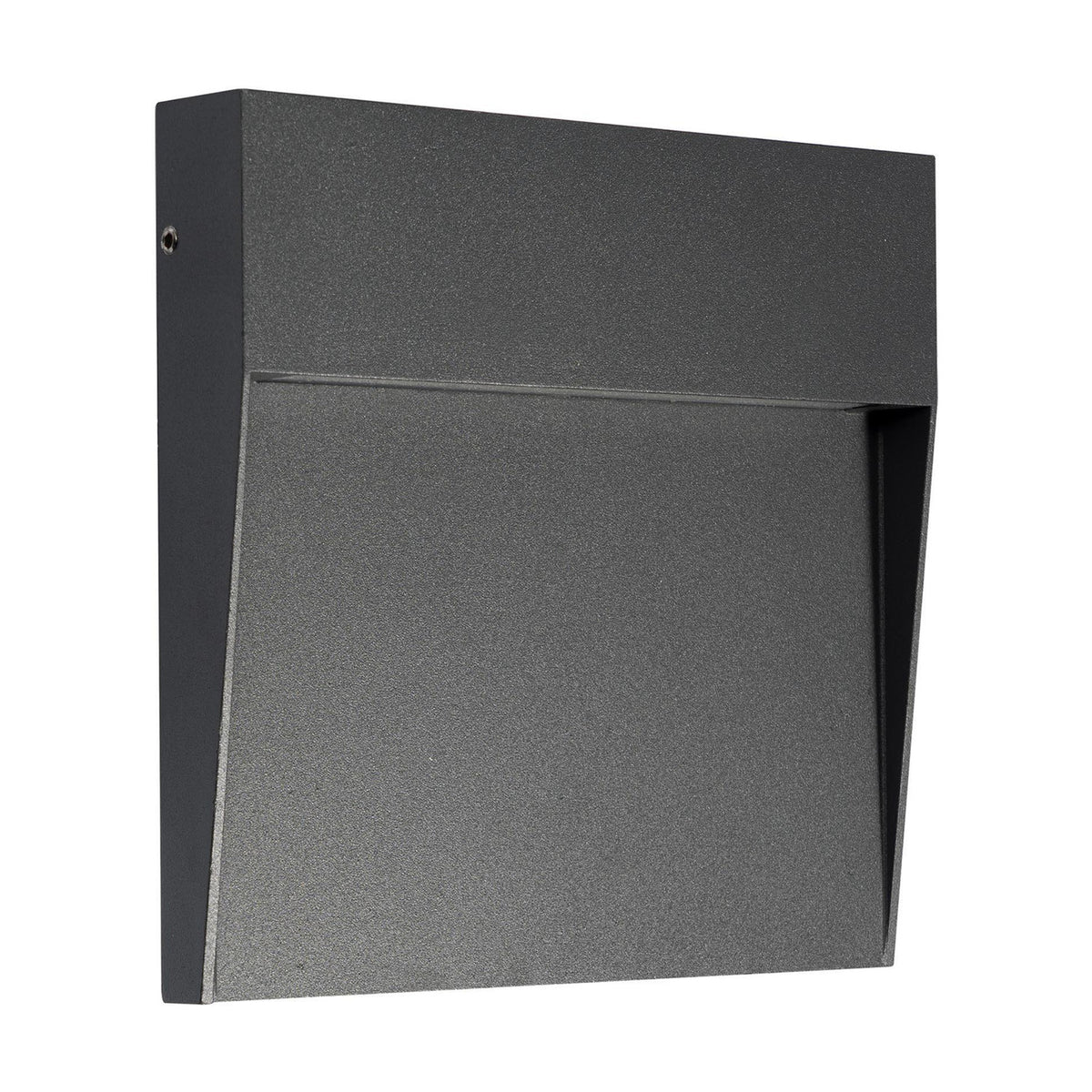 Baker 6W IP54 Square Outdoor Wall Light 16cm High - Anthracite
