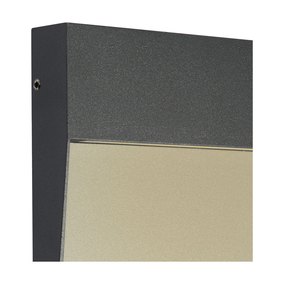 Baker 6W IP54 Square Outdoor Wall Light 16cm High - Anthracite