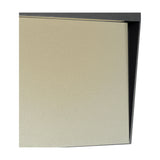 Baker 6W IP54 Square Outdoor Wall Light 16cm High - Anthracite