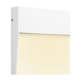 Baker 6W IP54 Square Outdoor Wall Light 16cm High - Sand White