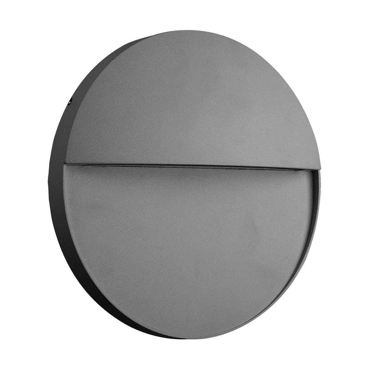 Baker 6W IP54 Round Outdoor Wall Light 16cm - Anthracite