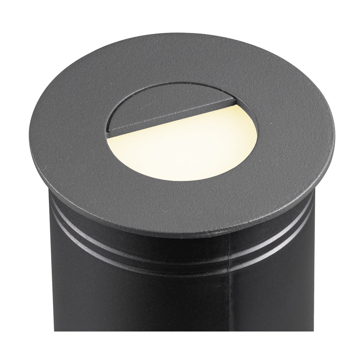 Aspen IP65 Eyelid Recessed Outdoor Wall Light 3000K - Anthracite