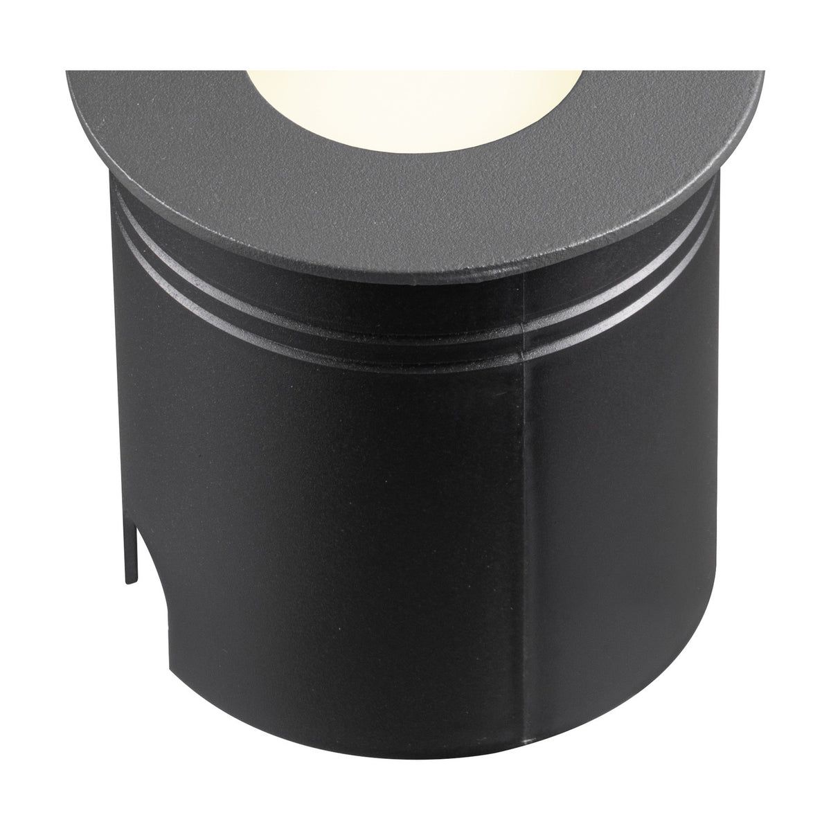 Aspen IP65 Eyelid Recessed Outdoor Wall Light 3000K - Anthracite