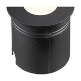 Aspen IP65 Eyelid Recessed Outdoor Wall Light 3000K - Sand Black