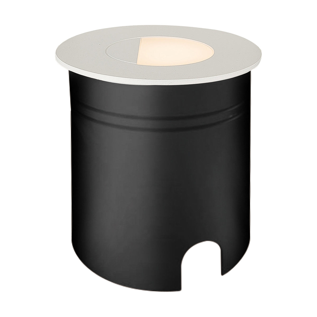 Aspen IP65 Eyelid Recessed Outdoor Wall Light 3000K - Sand White