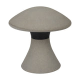 Taos 12W IP65 Bollard Light 33.5cm - Dark Grey Cement