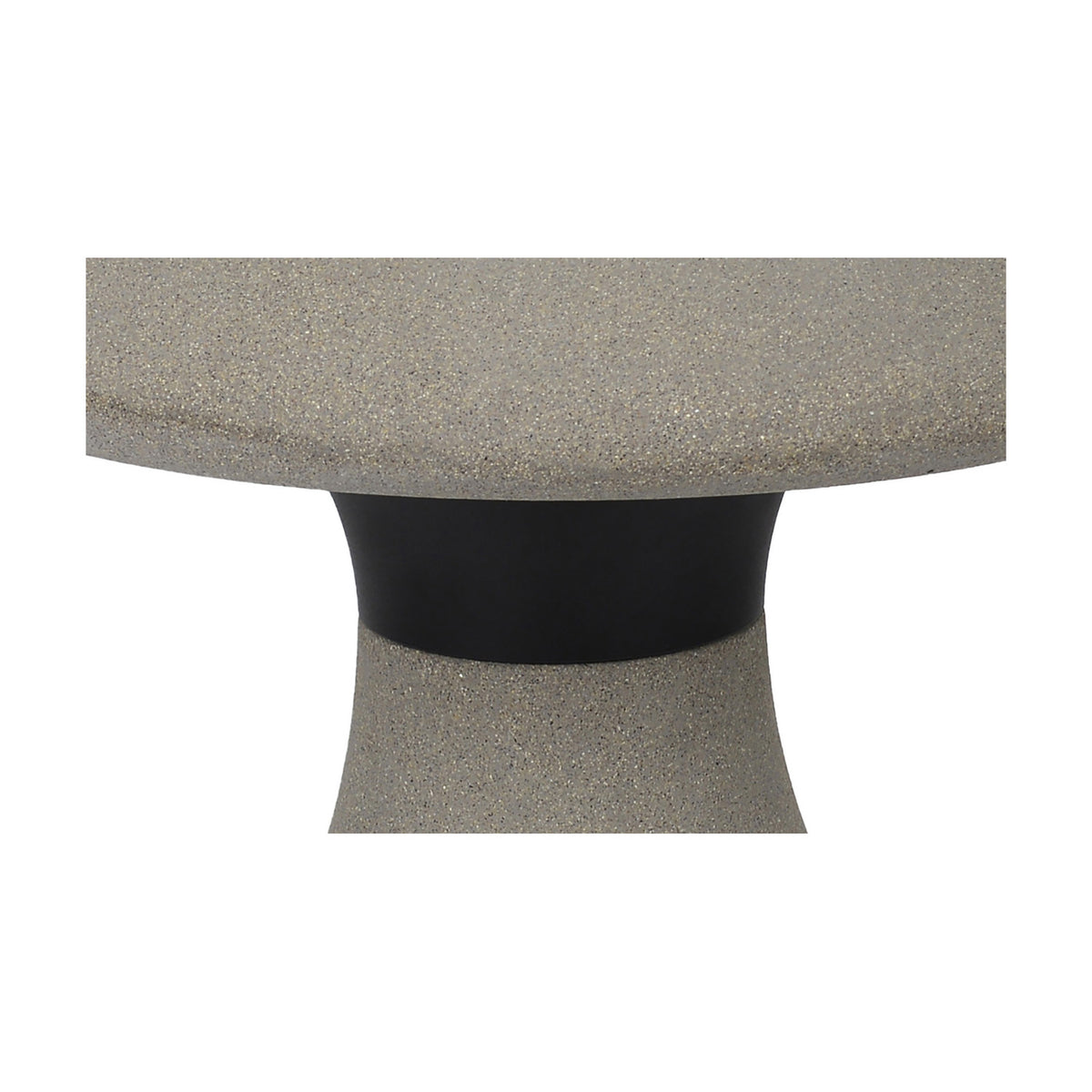 Taos 12W IP65 Bollard Light 33.5cm - Dark Grey Cement