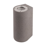 Levi IP65 Round Outdoor Wall Light 18cm High - Grey Concrete