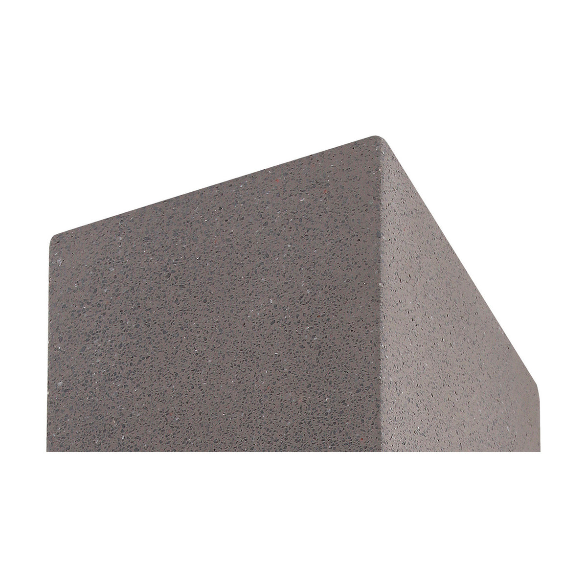 Levi IP65 Rectangular Outdoor Wall Light - Grey Concrete