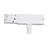 Fiji 30W Track Light 80mm 3000K in white, showing the cylinder head's track-mount clip and adjustable connector against a plain white background.