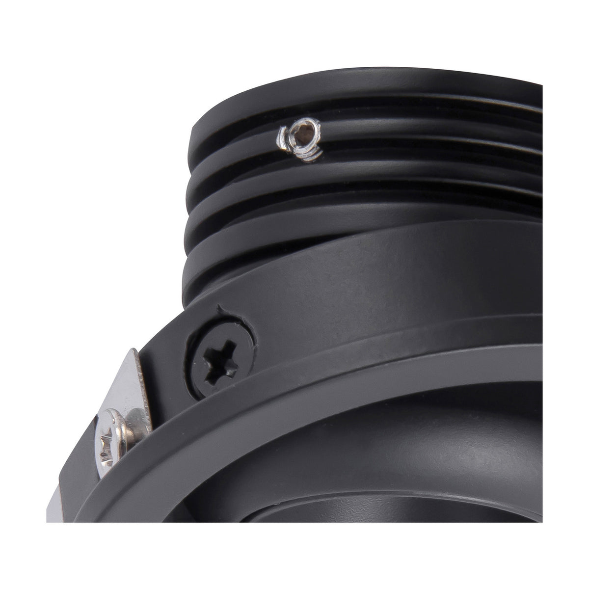 Neptuno Recessed Spotlight 3W 3000K 50mm - Black