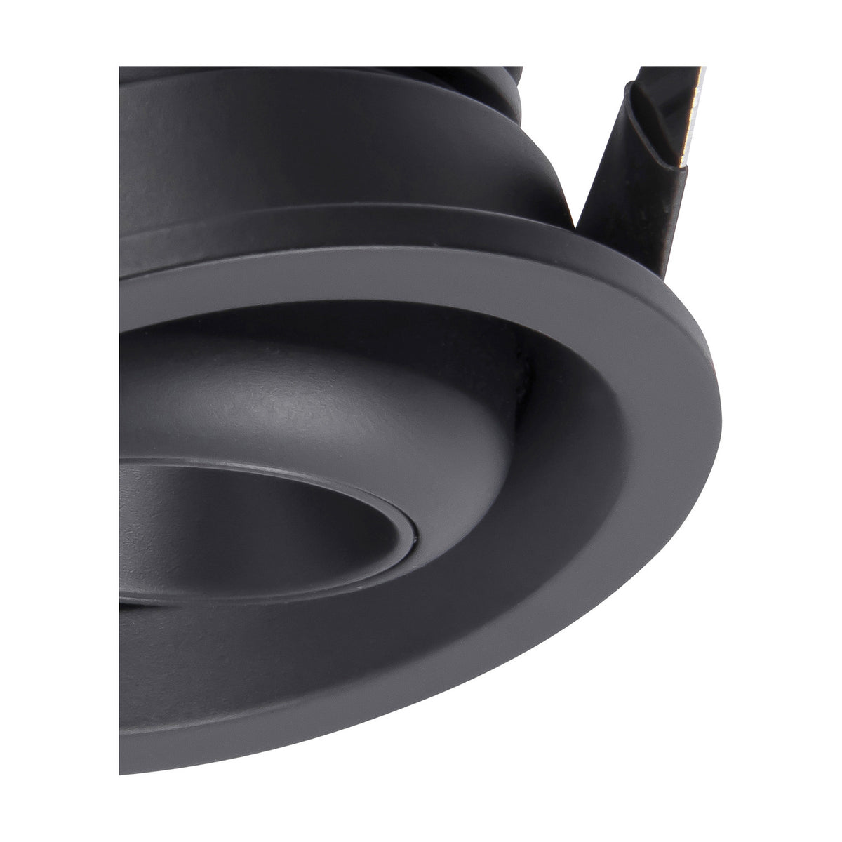 Neptuno Recessed Spotlight 3W 3000K 50mm - Black