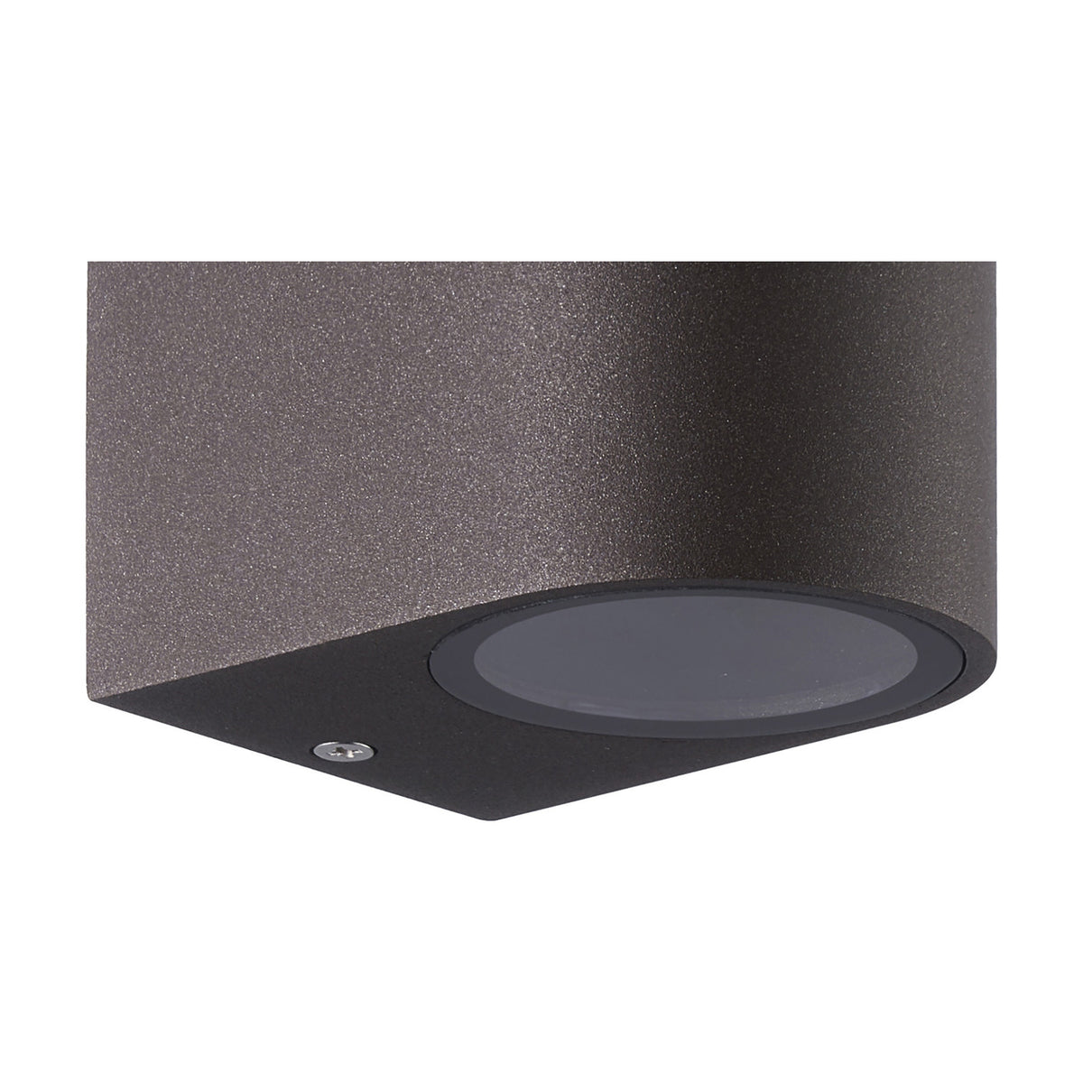 Kandanchu Round Outdoor Wall Light 80mm High - Rust Brown